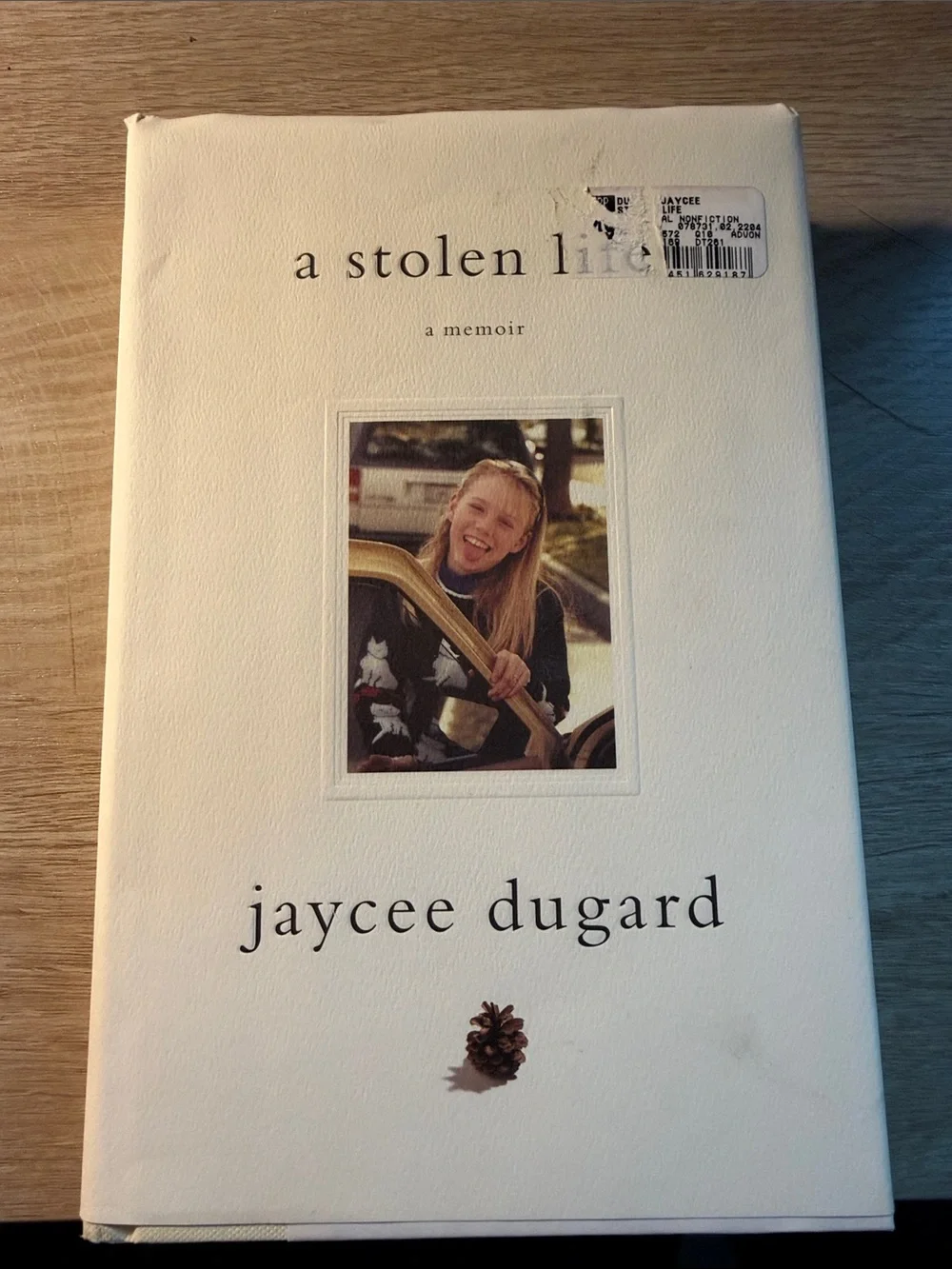 A Stolen Life Hardcover Memoir - White Decorative Coffee Table Book